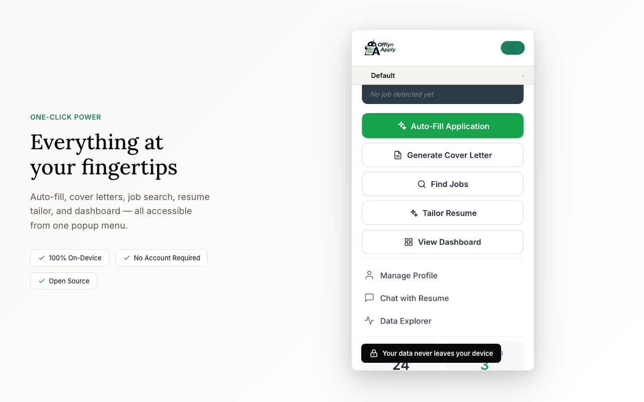 Auto-fill popup